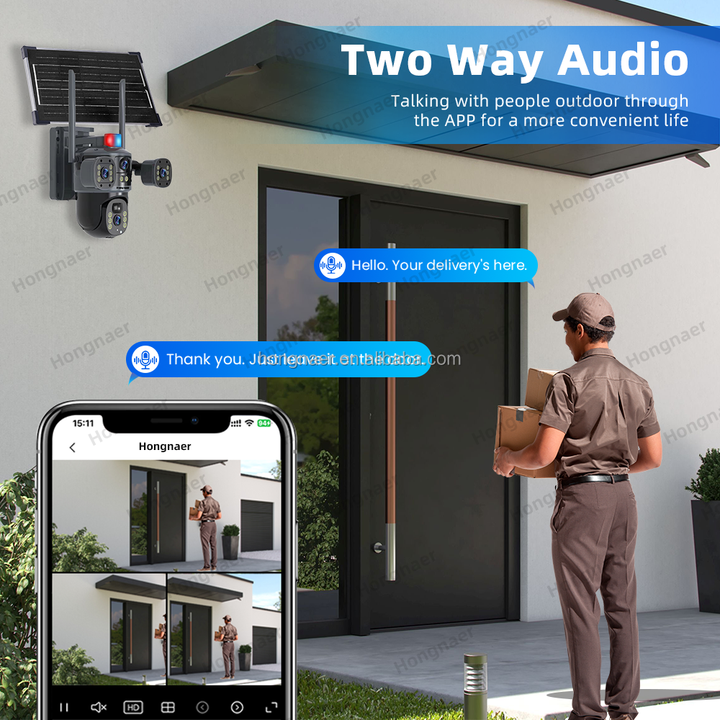 8MP Eseecloud V380 Pro Solar Powered Wireless 4G WiFi Surveillance PTZ Camera 4K Outdoor Security 4G Sim Card Solar CCTV Camera